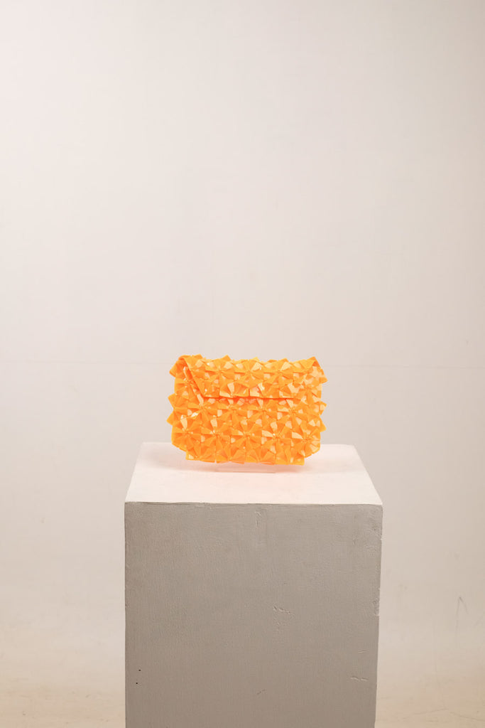 Warrior Clutch in Orange Sorbet