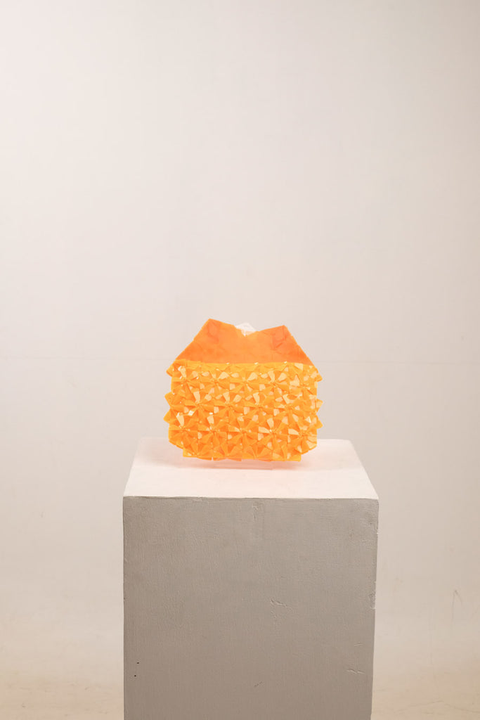 Warrior Clutch in Orange Sorbet