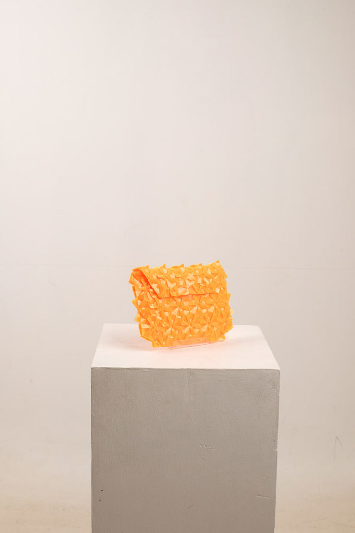 Warrior Clutch in Orange Sorbet